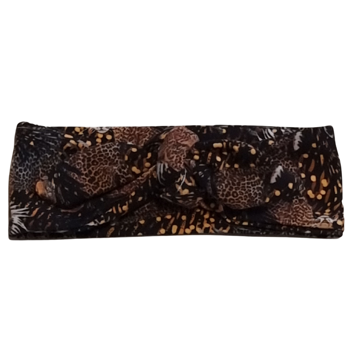 Dark Tiger Knotted Hairband