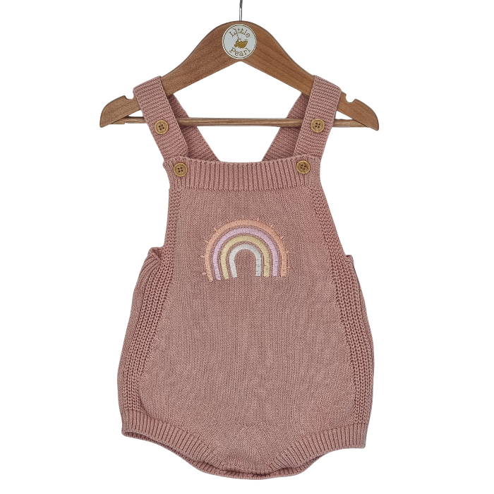 Pink Rainbow Romper