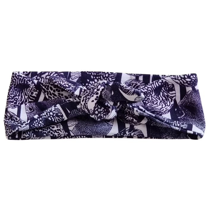Fish Stripe Knotted Hairband