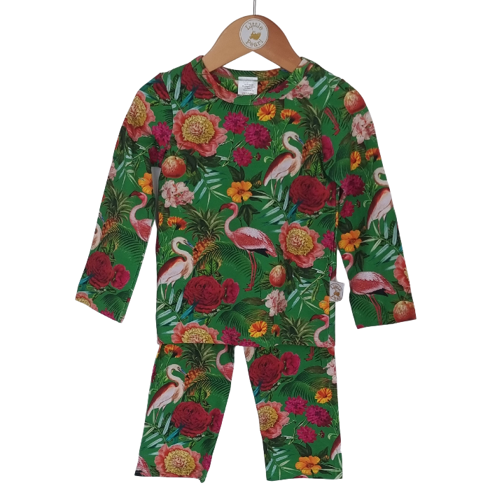 Green Floral Pyjamas